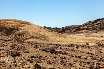 Moon Landscape, an area of the Namib Desert on the Namibian Skeleton coast that looks like the moon.