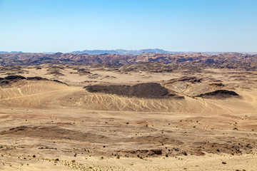 Moon Landscape, an area of the Namib Desert on the Namibian Skeleton coast that looks like the moon.