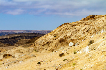 Moon Landscape, an area of the Namib Desert on the Namibian Skeleton coast that looks like the moon.