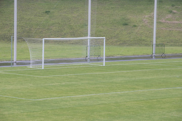 On the stadium. abstract football or soccer backgrounds