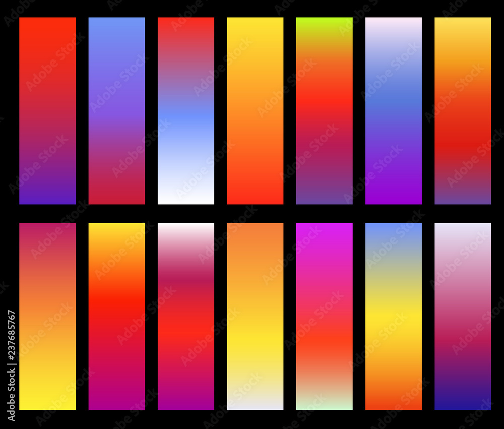 Poster colorful gradients vector. screen gradient covers with modern abstract background