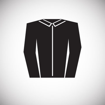 recommend clip art: Clean shirt icon on white background for graphic and web design, Modern simple vector sign. Internet concept. Trendy symbol for website design web button or mobile app