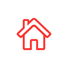 home symbol outline vector