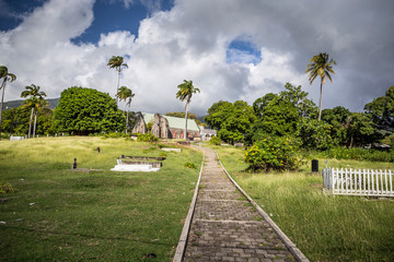 Fototapeta premium St. Kitts Anglican Church Saint Thomas