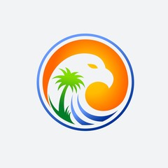 Island Bird Vector