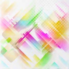 Corporate futuristic multicolor design,  abstract geometric  background with colorful lines and gradients.