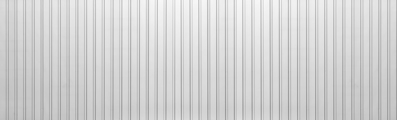 Panorama of White metal plate pattern and background