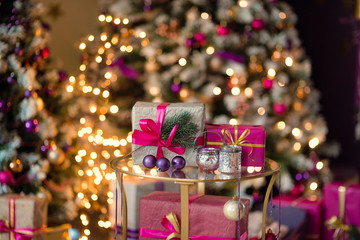 christmas gifts and decorations