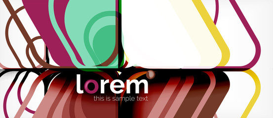 Geometric abstract background