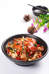 Spicy crab pot