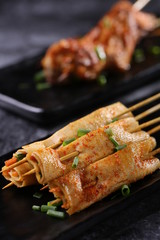 Grilled barbecue stick