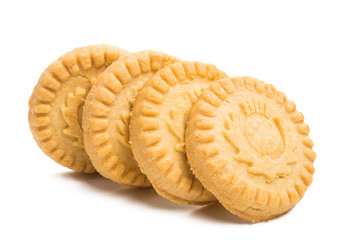 Butter cookies isolated