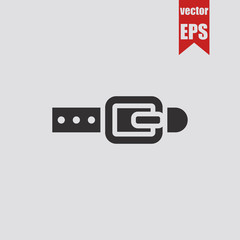 Trouser belt icon.Vector illustration.
