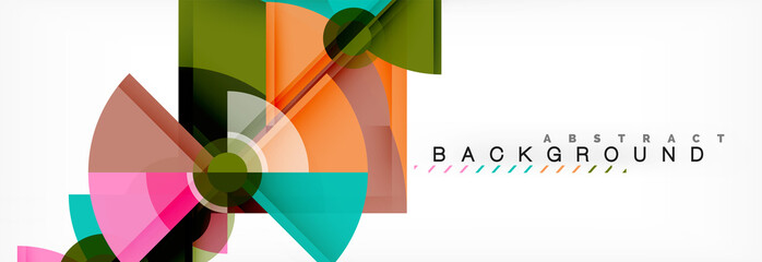 Modern geometric abstract background