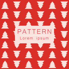 Abstract geometric pattern. Christmas pattern.