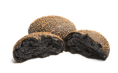 black bun isolated