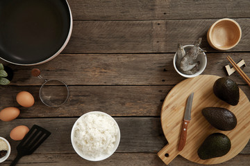 Avocado Hawaii food poke bowl kitchen