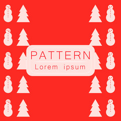 Fototapeta na wymiar Abstract geometric pattern. Christmas pattern.