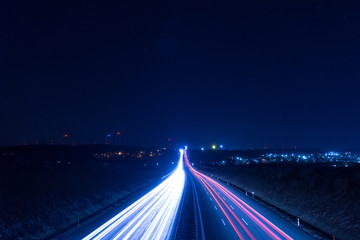 Autobahn A9 (Münchberg) German motorway