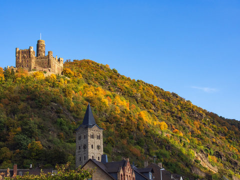 Burg Maus bei St. Goarshausen im Rheingau