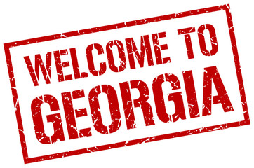 welcome to Georgia stamp