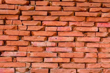 Old wallpaper of brick.