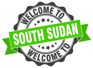 South Sudan round ribbon seal