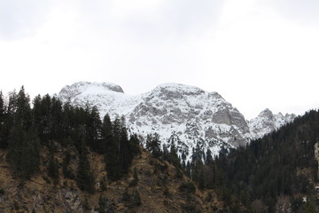 śnieg w górach