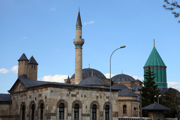 Fototapeta na wymiar Mevlana Mosque in Konya City