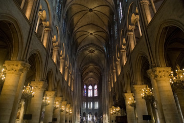 interior of an old church