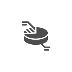 Chart icon vector
