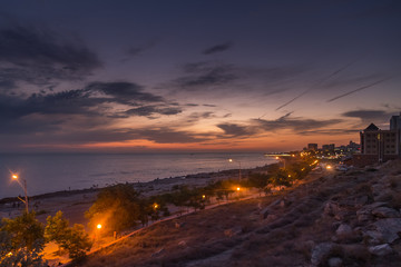 Naklejka na ściany i meble sunset