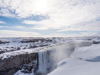 Wide Shot of Dettifoss