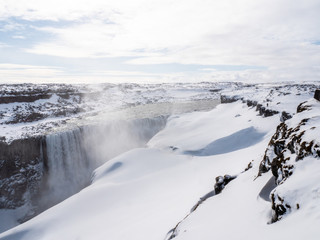 Fototapeta na wymiar Dettifoss Waterfalls in Iceland