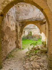 Fototapeta na wymiar Ruins of Dar Caid Hajji's old mansion near Essaouira