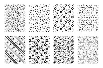 Memphis geometric pattern