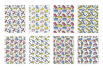 Memphis geometric pattern