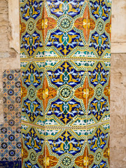 Decoration of ruins of Dar Caid Hajji's mansion