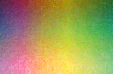 Abstract illustration of purple, green and yellow Crayon background.