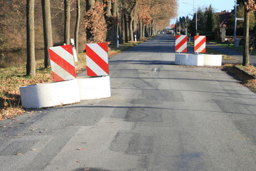 Verkehrsberuhigung,Leitbake