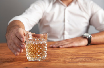 businessman drink alcohol addiction