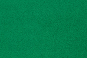 Fleece fabric green background texture