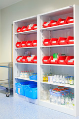 medicine cabinet in the hospital, China