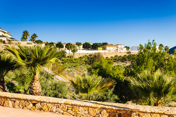 stairs leading to the village located in the mountains