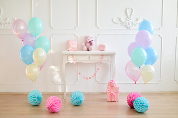 Children toys. Decorations for children birthday. 