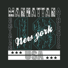 Fototapeta na wymiar T-shirt New York,T-shirt sport, sport design, new york fashion