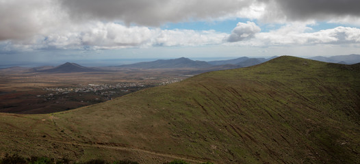 Panorama landscape of Fuerteventura, Canary Islands
