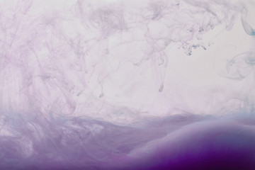 abstract background with violet swirls of paint