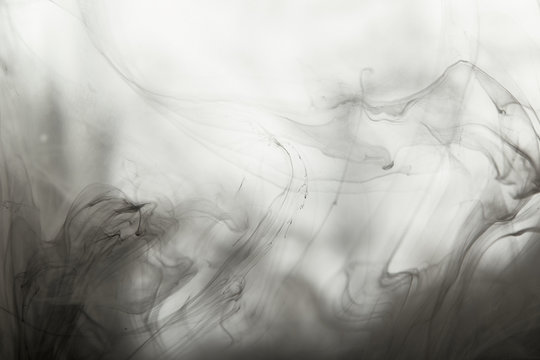 abstract smoky background with paint swirls