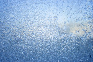 at a negative temperature, the condensation of excess moisture contained in humid air on cold surfaces occurs. Water crystallizes, that is turns into the smallest ice crystals.